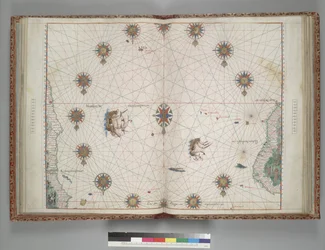 Vallard Atlas 1547 6 Brazil Africa Atlantic Ocean